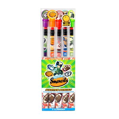 Športové Smencils (ceruzky s vôňou)  5ks balenie